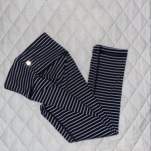 Lulu lemon 3/4 striped leggings